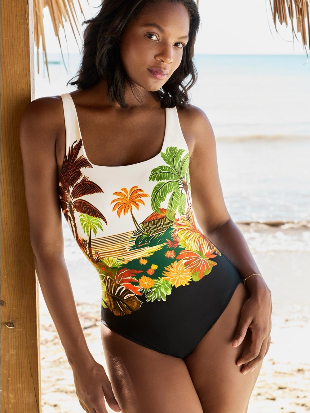 Like New! Miraclesuit - Emi One Piece in Twin Palms